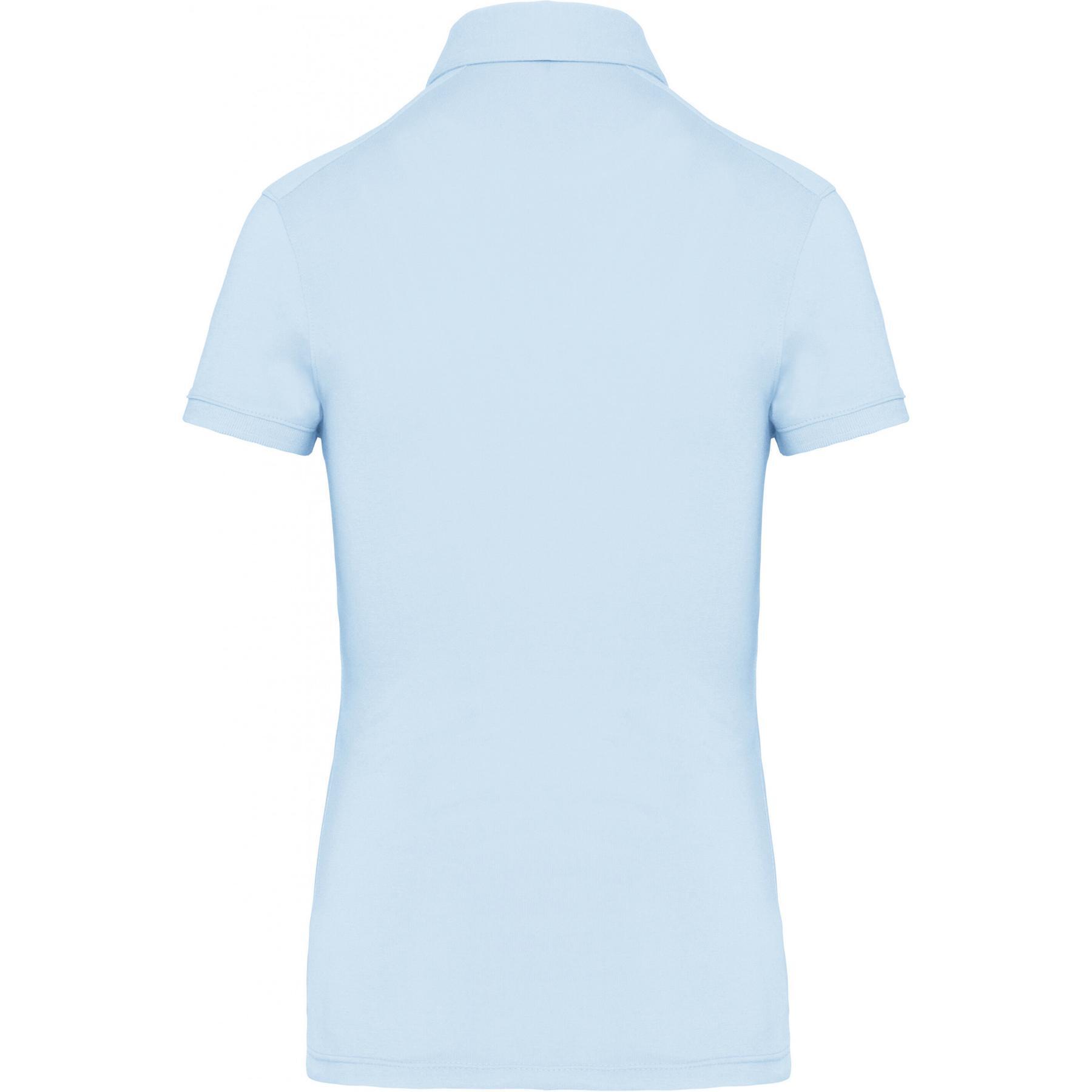 Damen Polo mit kurzen Ärmeln Kariban Jersey 6/7