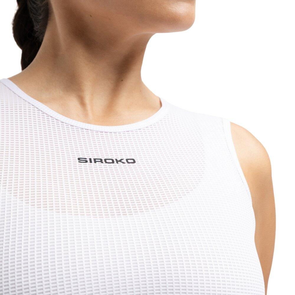 Maglia intima tecnica da ciclismo donna Core Vivid Bianco 5/7