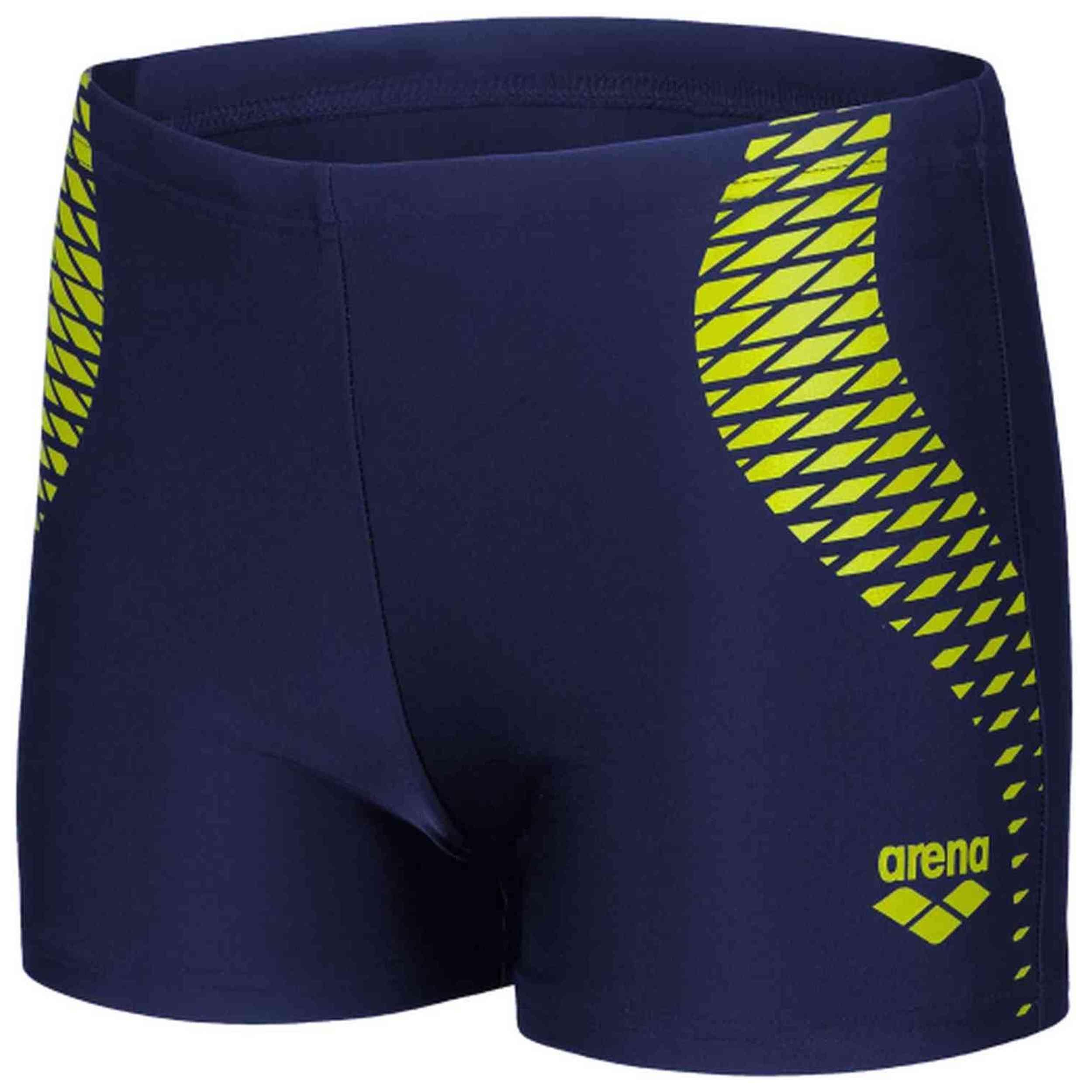 Costume da Bagno Corto Arena Openings per Ragazzo Blu/Verde 4/5