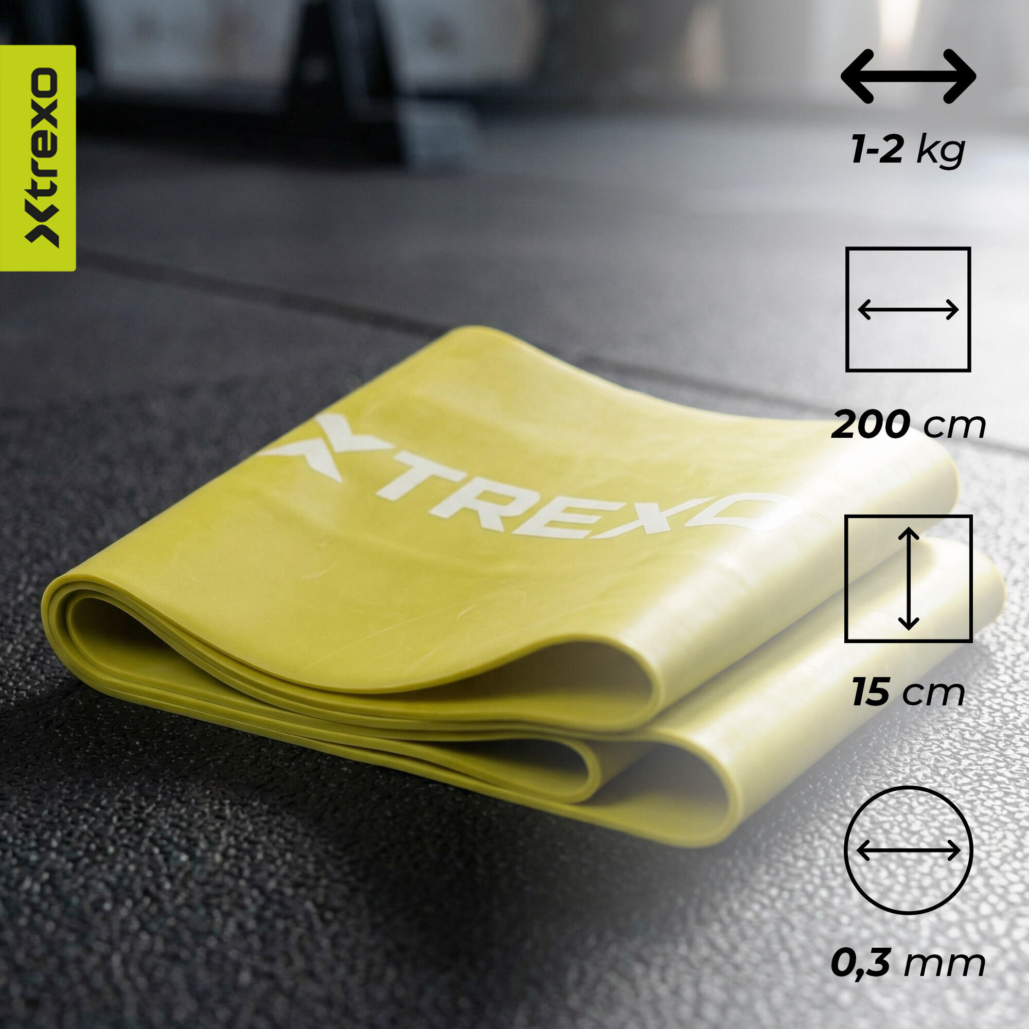 Weerstandsband XTREXO 1/5 TXO-B4Z047-GN 3/7