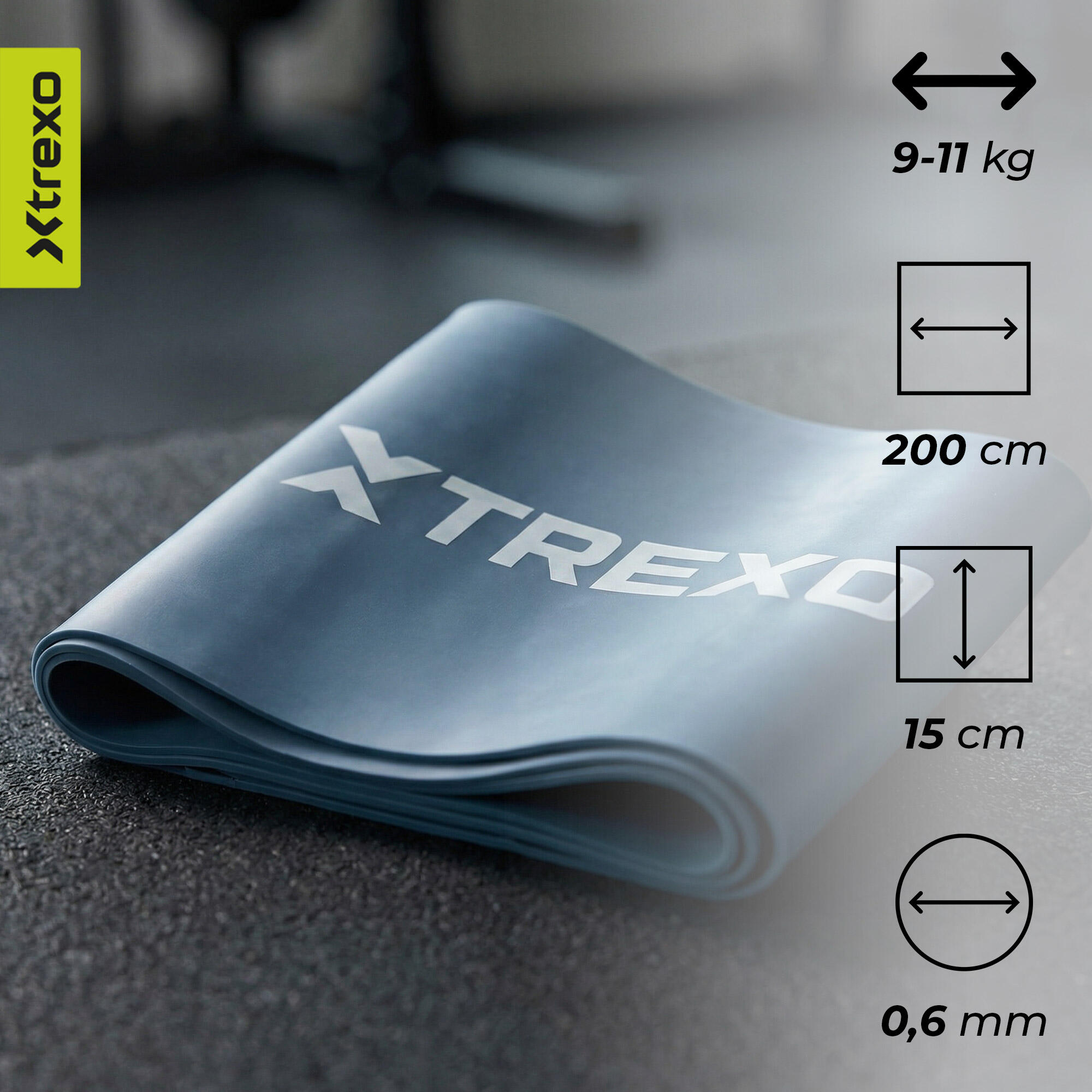 Weerstandsband XTREXO TXO-B4Z051-BL 3/7