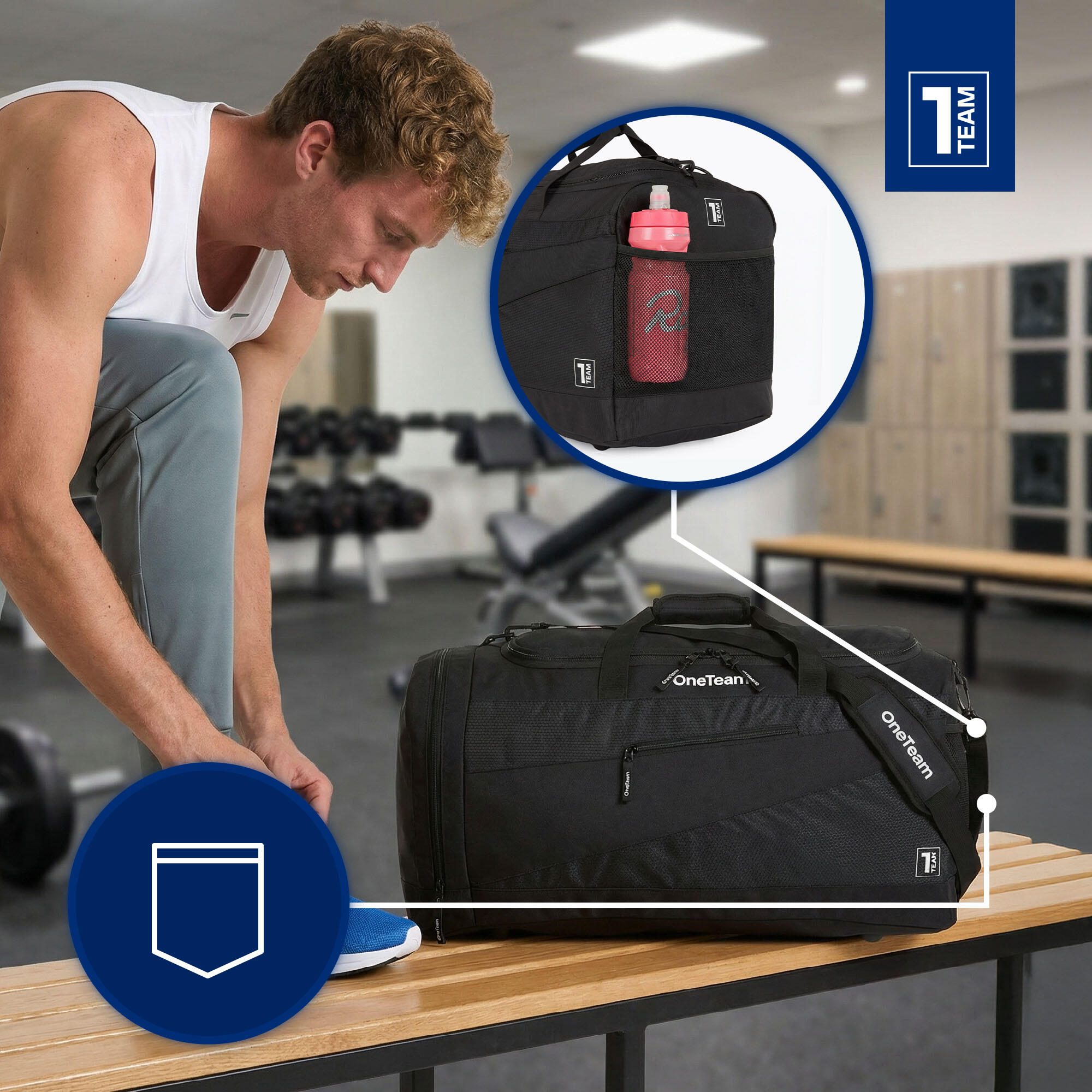 Sac de sport OneTeam Sebastiano 50 l 3/7