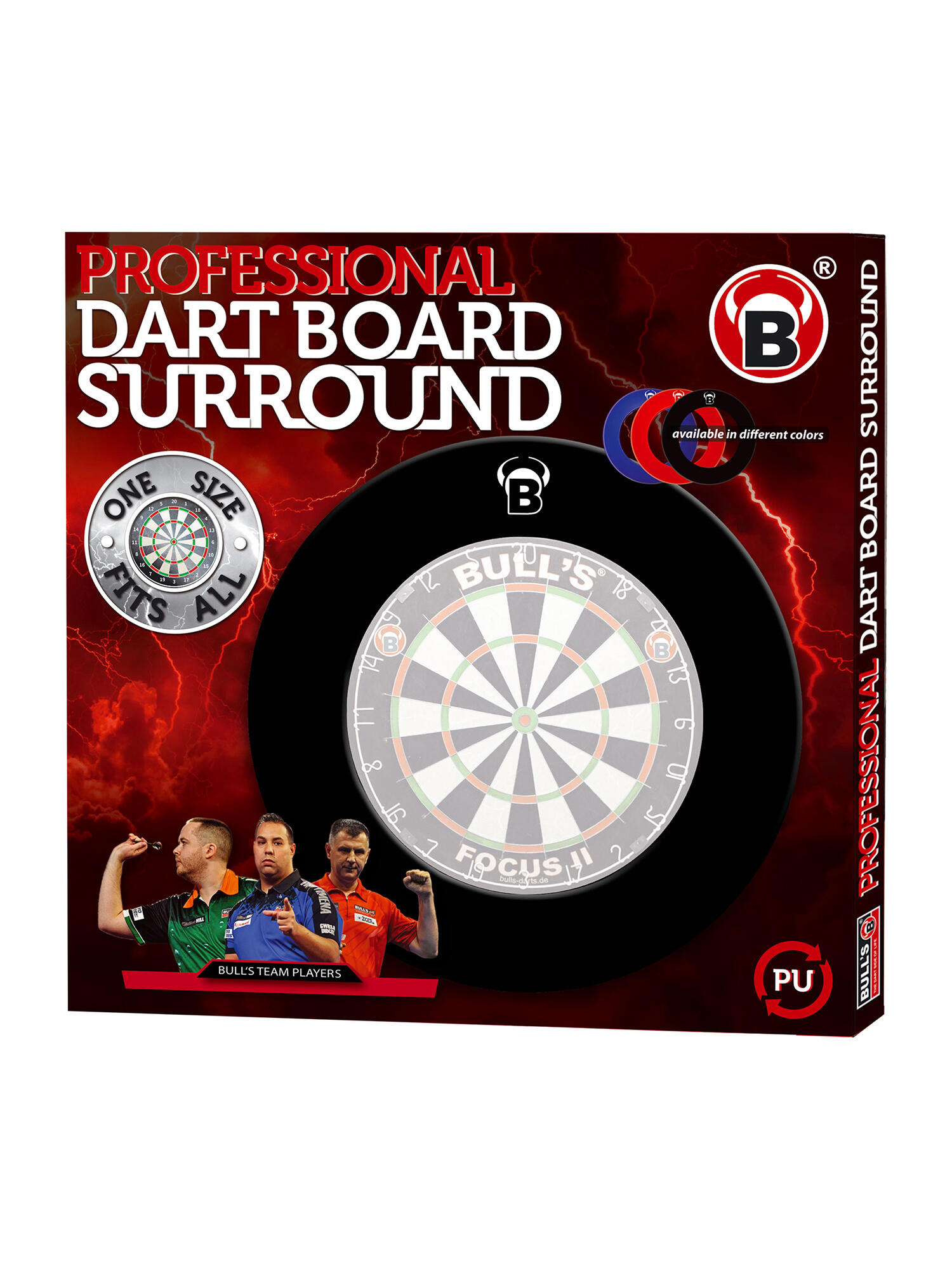 BULL'S Pro Dart Board Surround 1tlg. rot 2/3