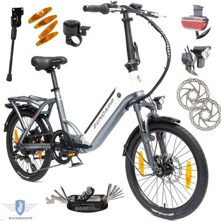 Rower Elektryczny Składany Zündapp ZT20R Koła 20