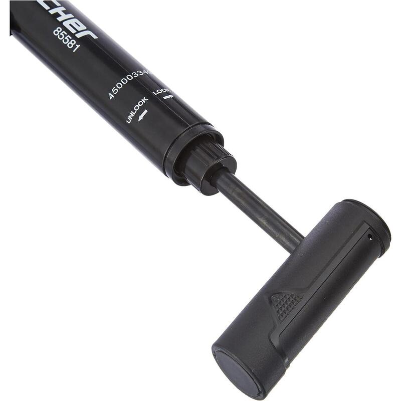 Mini pompa cu maner in forma de T, pentru AV, DV si SV, negru, 26x9x4 cm
