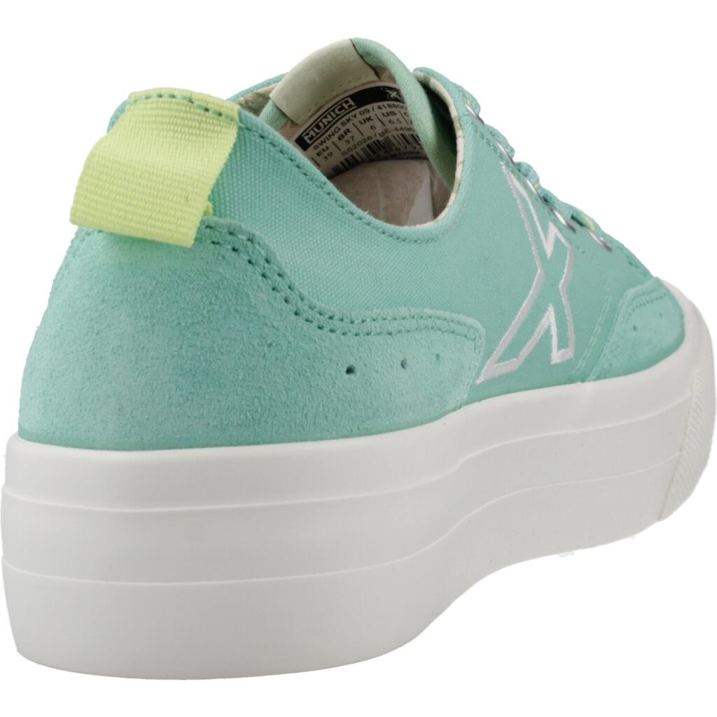 Zapatillas MUNICH  Swing Sky 09 Verde  Mujer 3/5