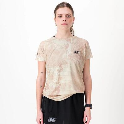 Eco-gerecycled en ademend t-shirt dames running-trail terrarun