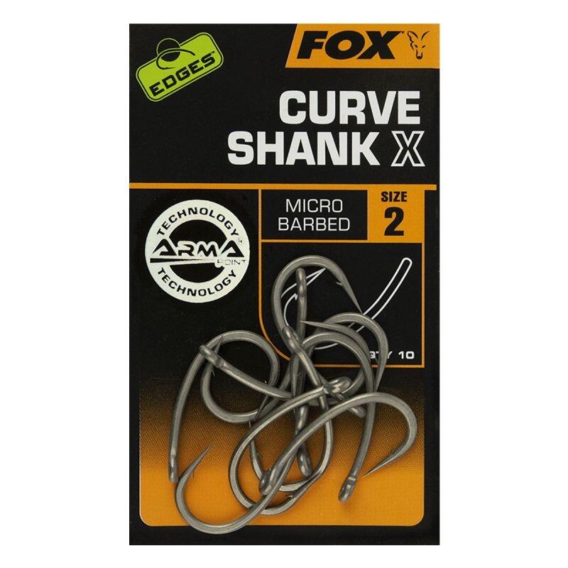Hameçons tige courbe X Fox edges 3/3