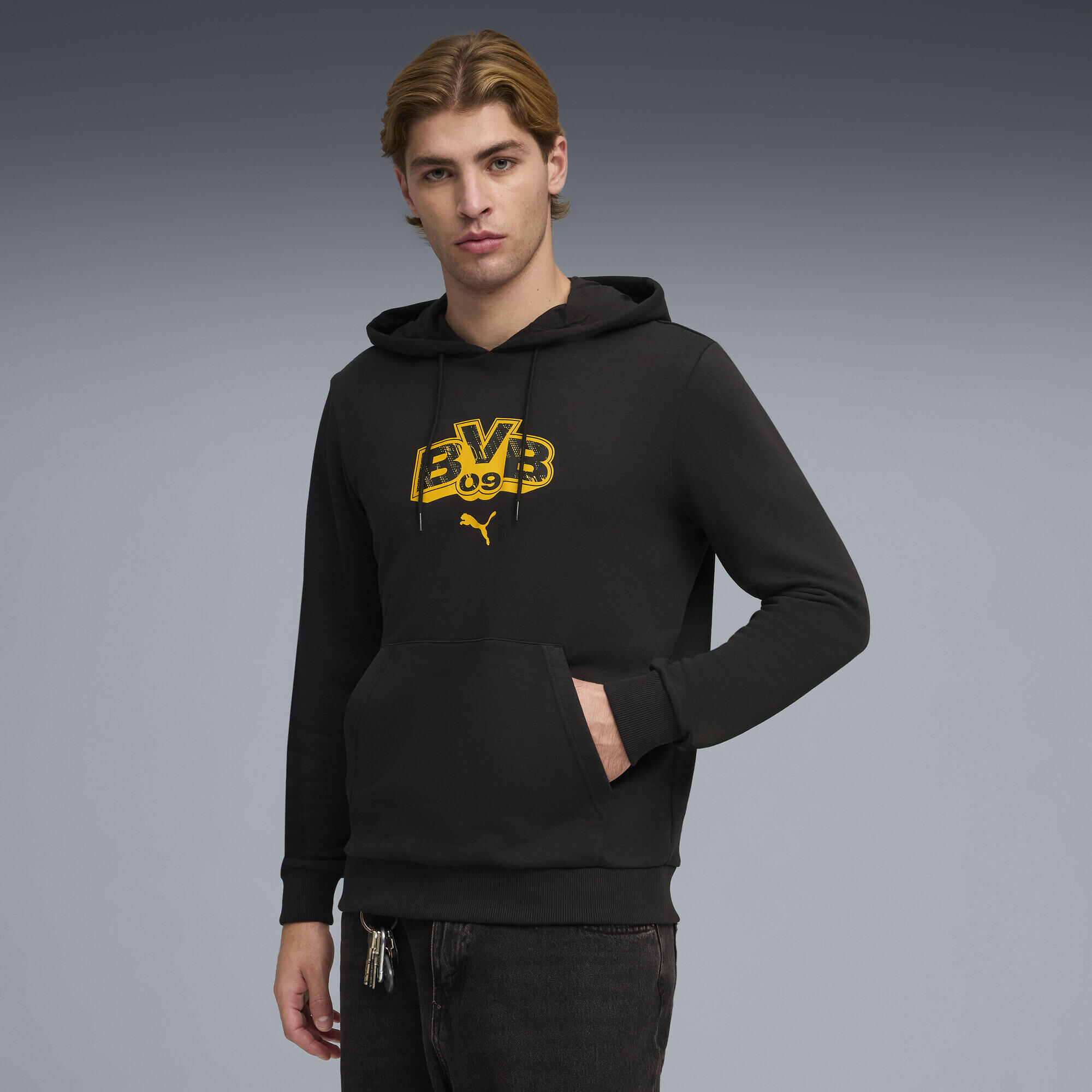 Męska bluza z kapturem ftblCULTURE Borussia Dortmund PUMA