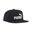 Șapcă adulți cozoroc plat, logo brodat Essentials No. 1, negru PUMA