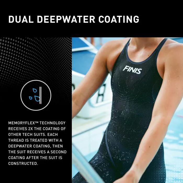 Combinaison FINIS HydroX Openback à genoux - Noire - Taille 18 4/7