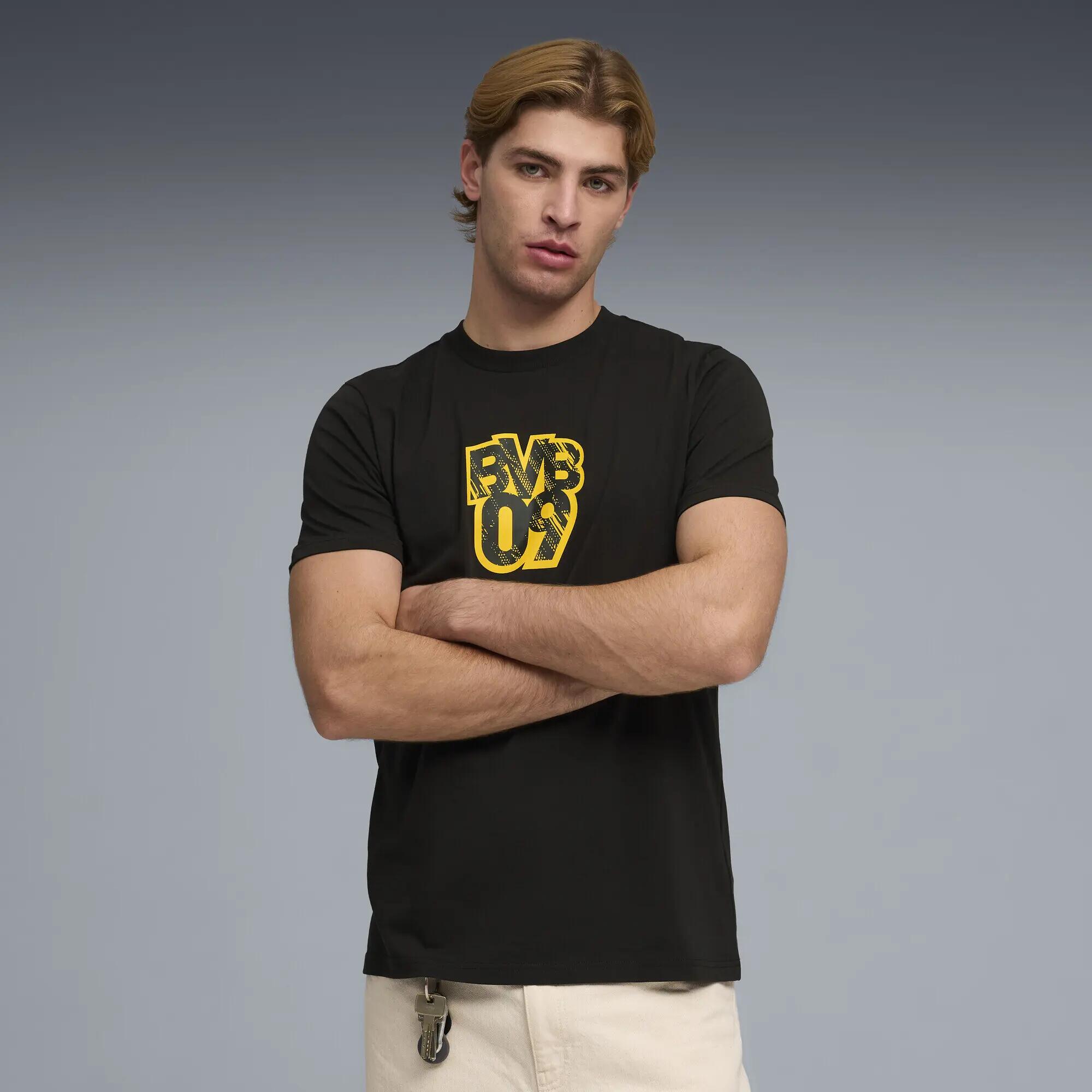 T-shirt ftblCulture Borussia Dortmund da uomo PUMA 2/5