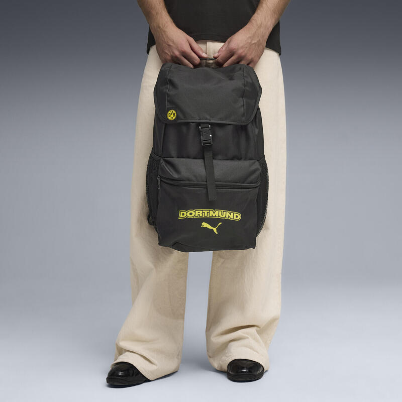 Rucsac logo Dortmund, Ftblculture, negru PUMA