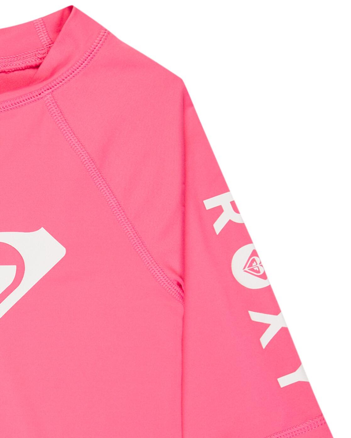 Kurzarm-Rashguard WHOLE HEARTED Rosa Meisjes 6-16 3/3