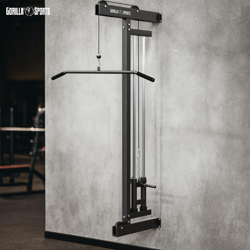 Lat-pulldown cu montare pe perete