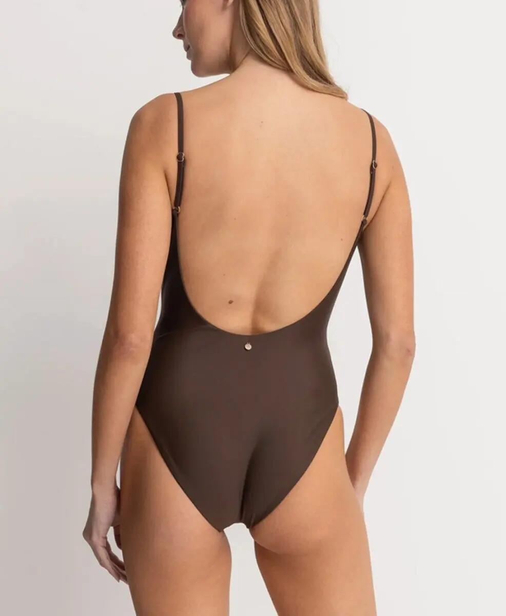 Clásico Minimal - Maillot Una Pieza Mujer 3/7