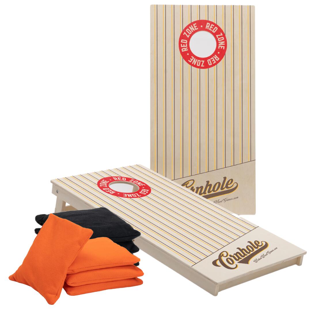 Wicked Wood Games - Officiële Cornhole Zakjes - Granulaat Gevuld Zwart Groen 2x4 Stuks 420gr Acl Approved