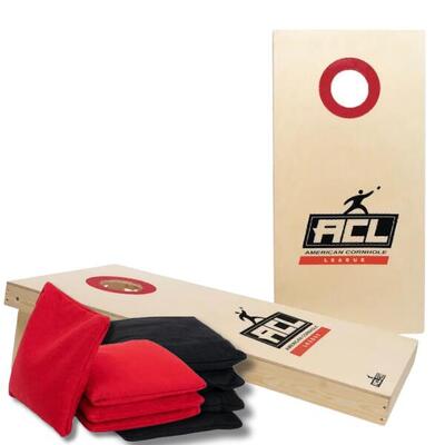 Wicked wood american cornhole league set 120 x 60 cm inclusief zakjes