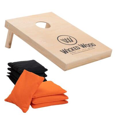 Cornhole startset - 90x60 - 1x board / 2x4 zakjes - wicked wood