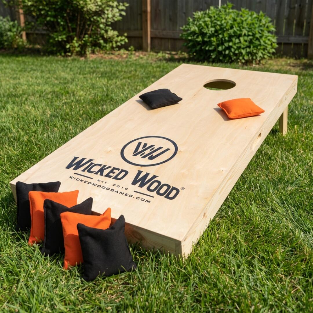 Set de Inicio de Cornhole - 120x60 - 1 tablero / 2x4 bolsas 5/7