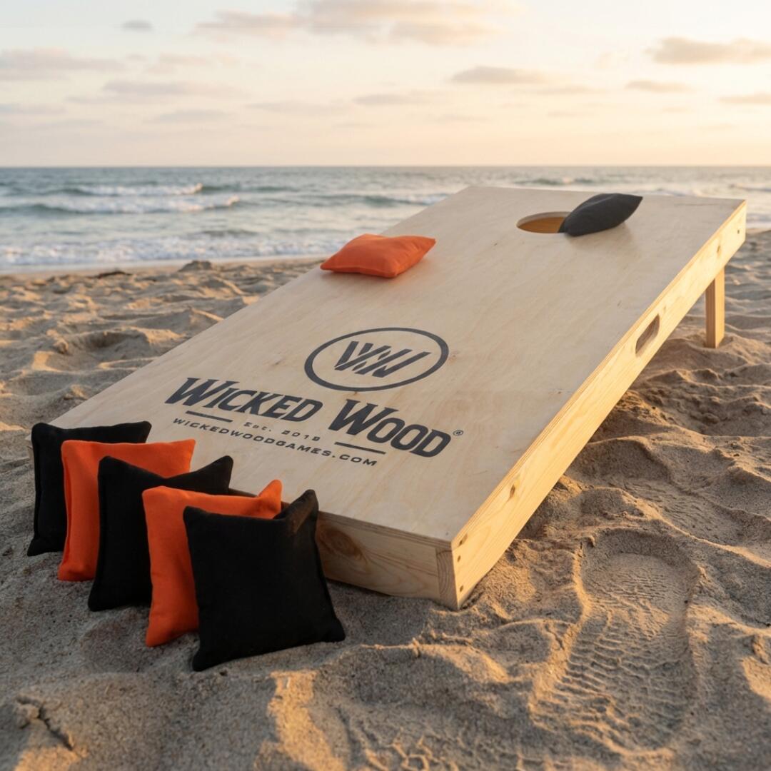 Set de Inicio de Cornhole - 120x60 - 1 tablero / 2x4 bolsas 4/7