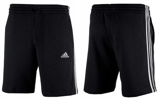 Short homme adidas en coton d'entraînement noir