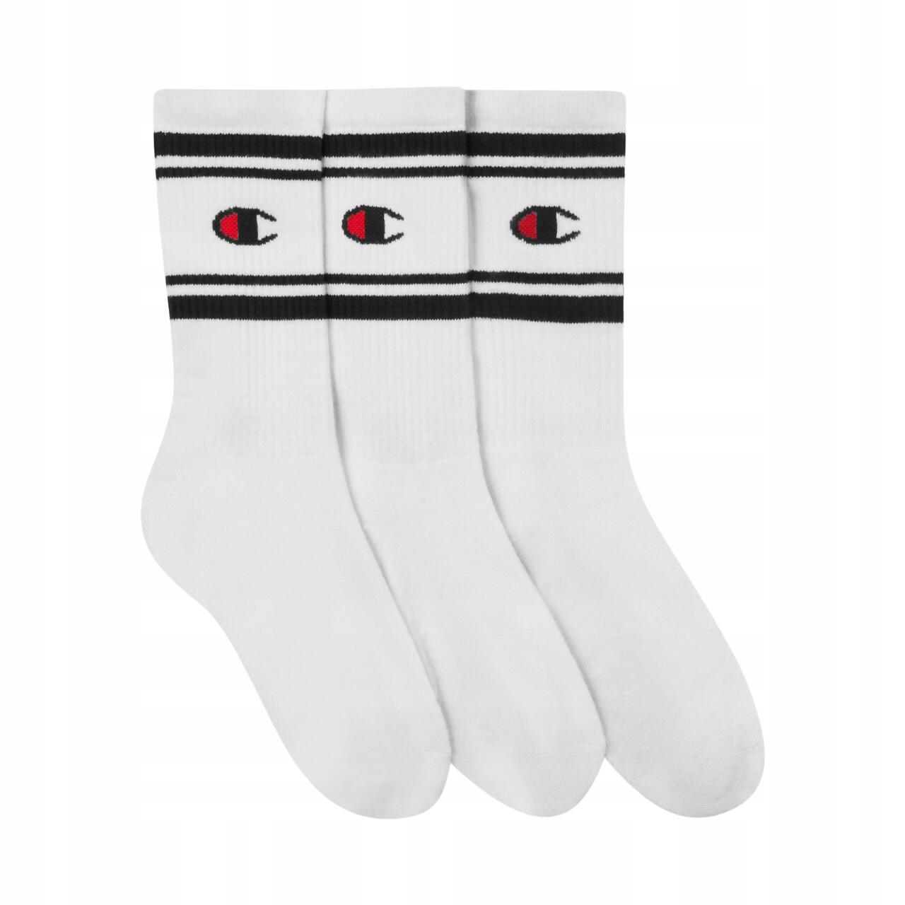 Chaussettes unisexes Champion Crew, lot de 3 paires 1/2