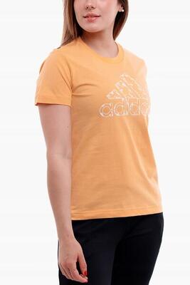 Adidas outlined floral graphic t-shirt voor dames