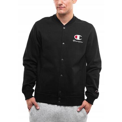 Champion bluza męska rozpinana logo sportowa bawełniana Bomber roz. S
