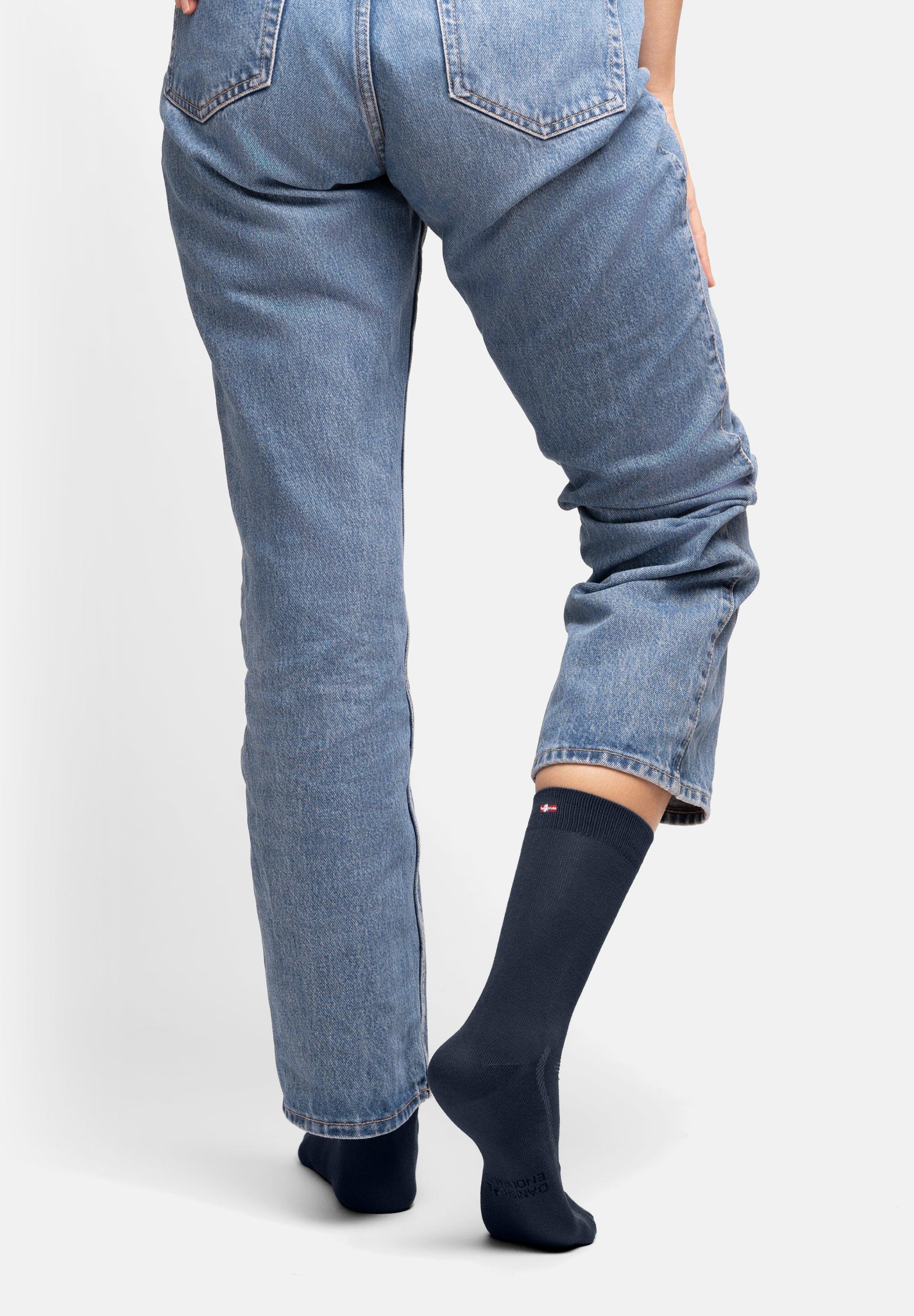 Chaussettes habillées en bambou respirantes 6 paires 3/4
