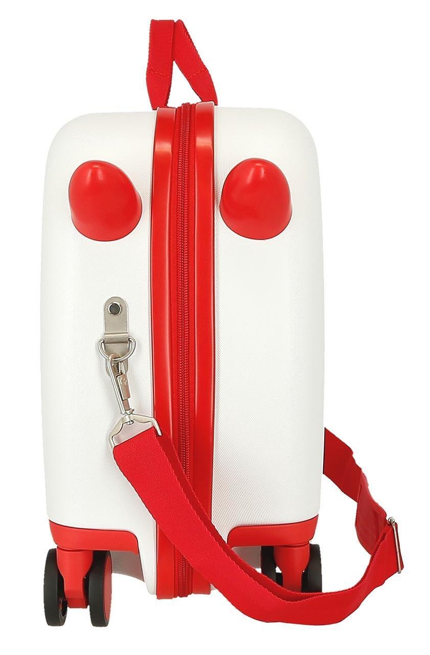 Valise enfant Disney McQueen red ABS avec capacité de 34L blanc 3/5