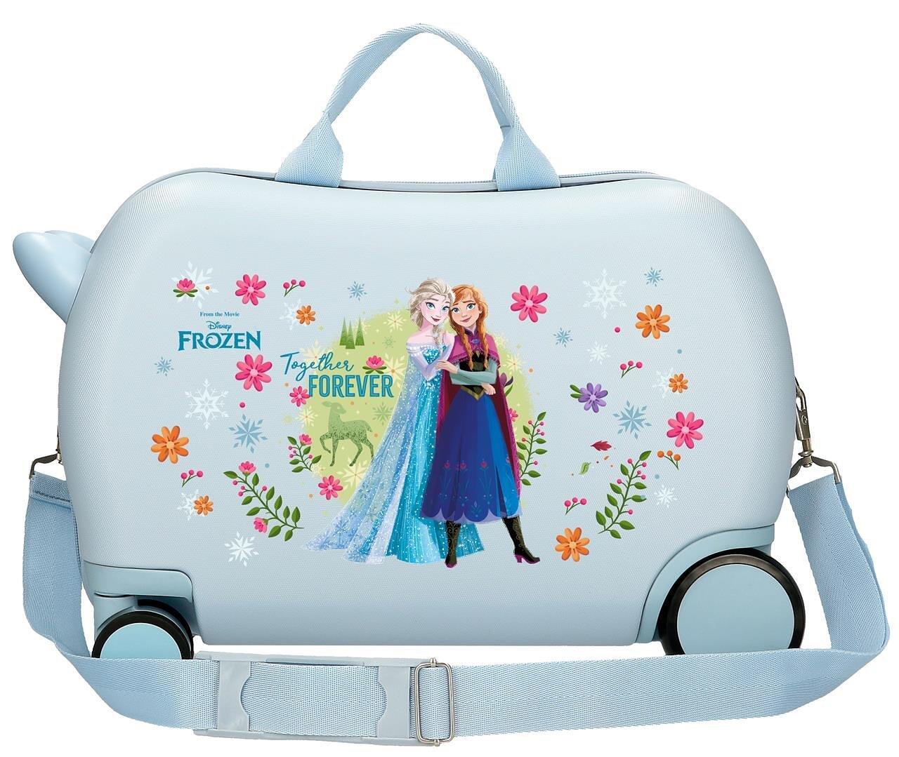 Valise enfant Disney Frozen Forever ABS avec capacité de 24L bleu 2/5