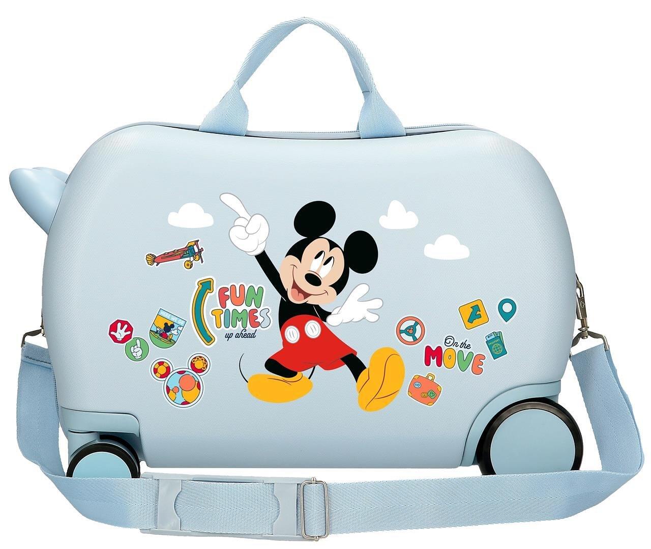 Maleta infantil Disney Mickey fun times ABS con capacidad de 24L azul 2/5