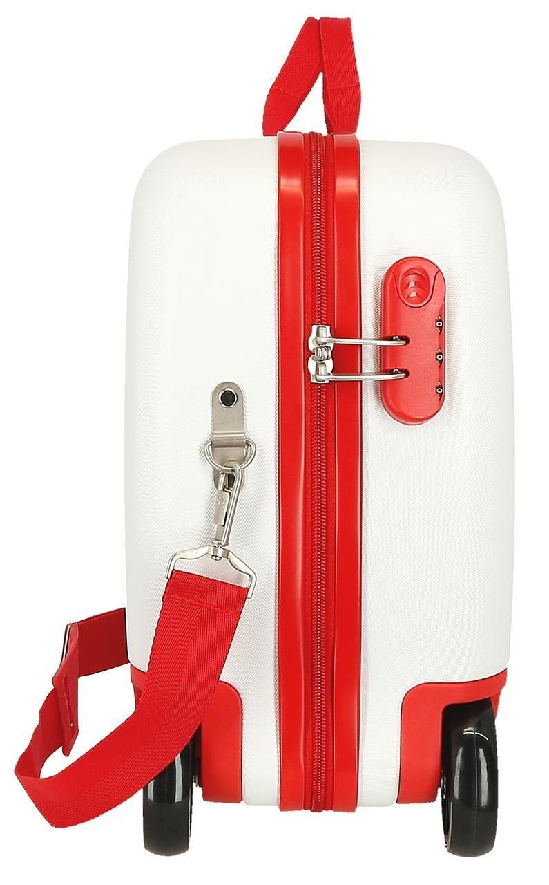 Valise enfant Disney McQueen red ABS avec capacité de 34L blanc 5/5