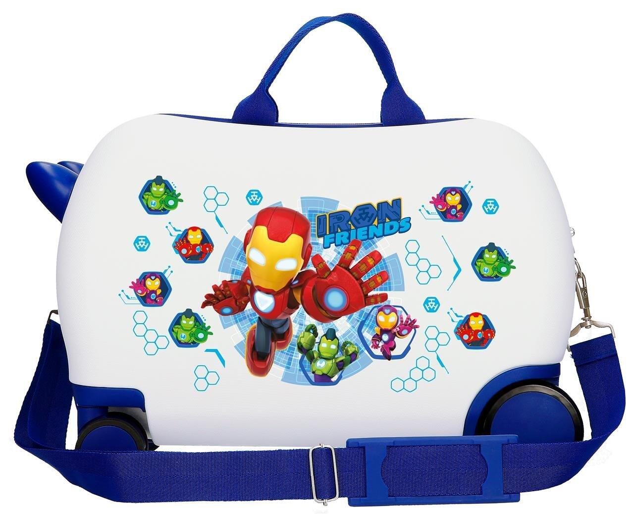 Maleta infantil Marvel Iron friends ABS con capacidad de 24L blanco 2/5