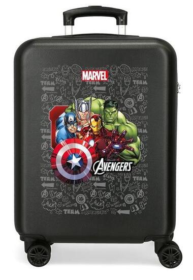 Valise cabine Marvel Team Avengers ABS avec capacité de 35L noir