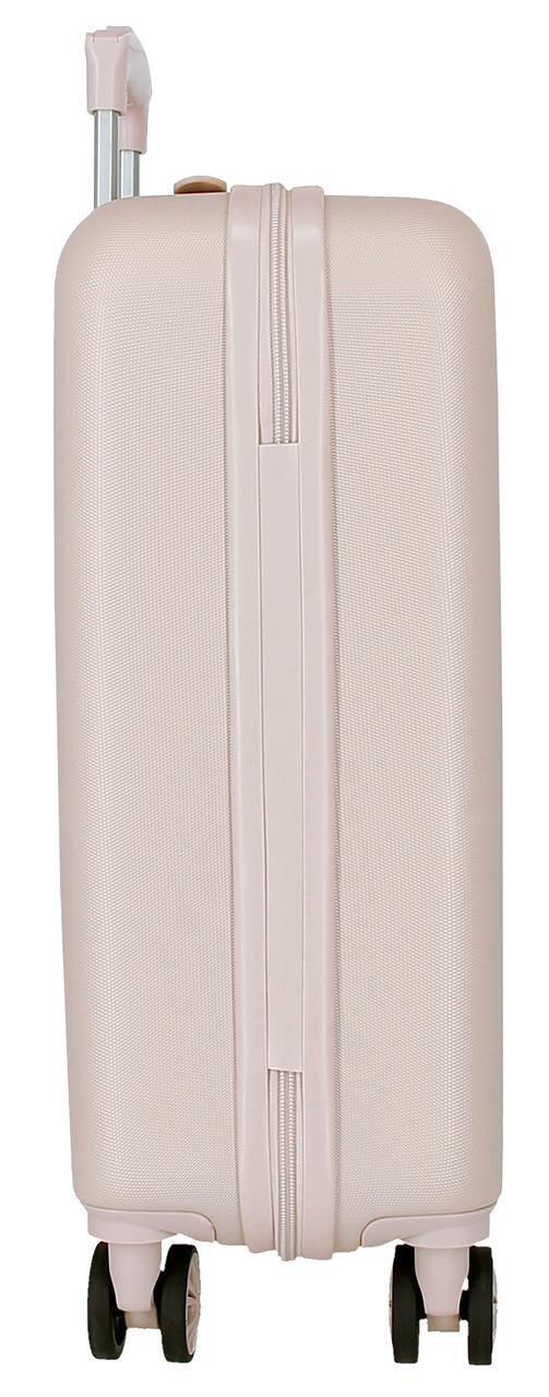 Maleta de cabina Disney Stitch from hawaii ABS con capacidad de 35L beige 3/5
