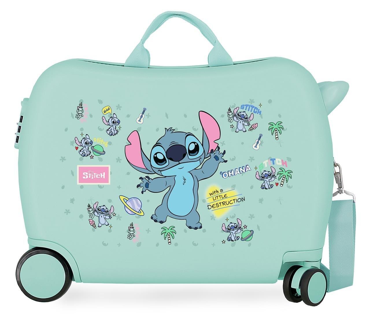 Valise enfant Disney Stitch little destruction ABS avec capacité de 34L 1/5