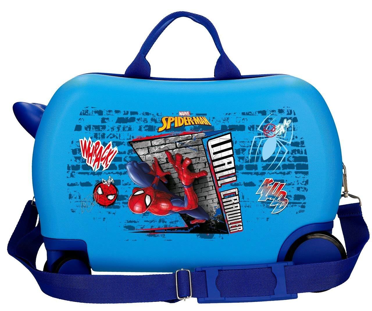 Valise enfant Marvel Spiderman Wall Crawler ABS avec capacité de 24L bleu 2/5