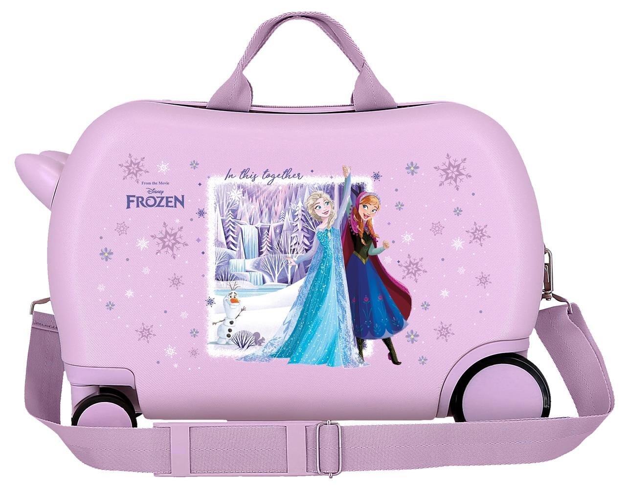 Valise enfant Disney Frozen In This Together ABS avec capacité de 24L lilas 2/5