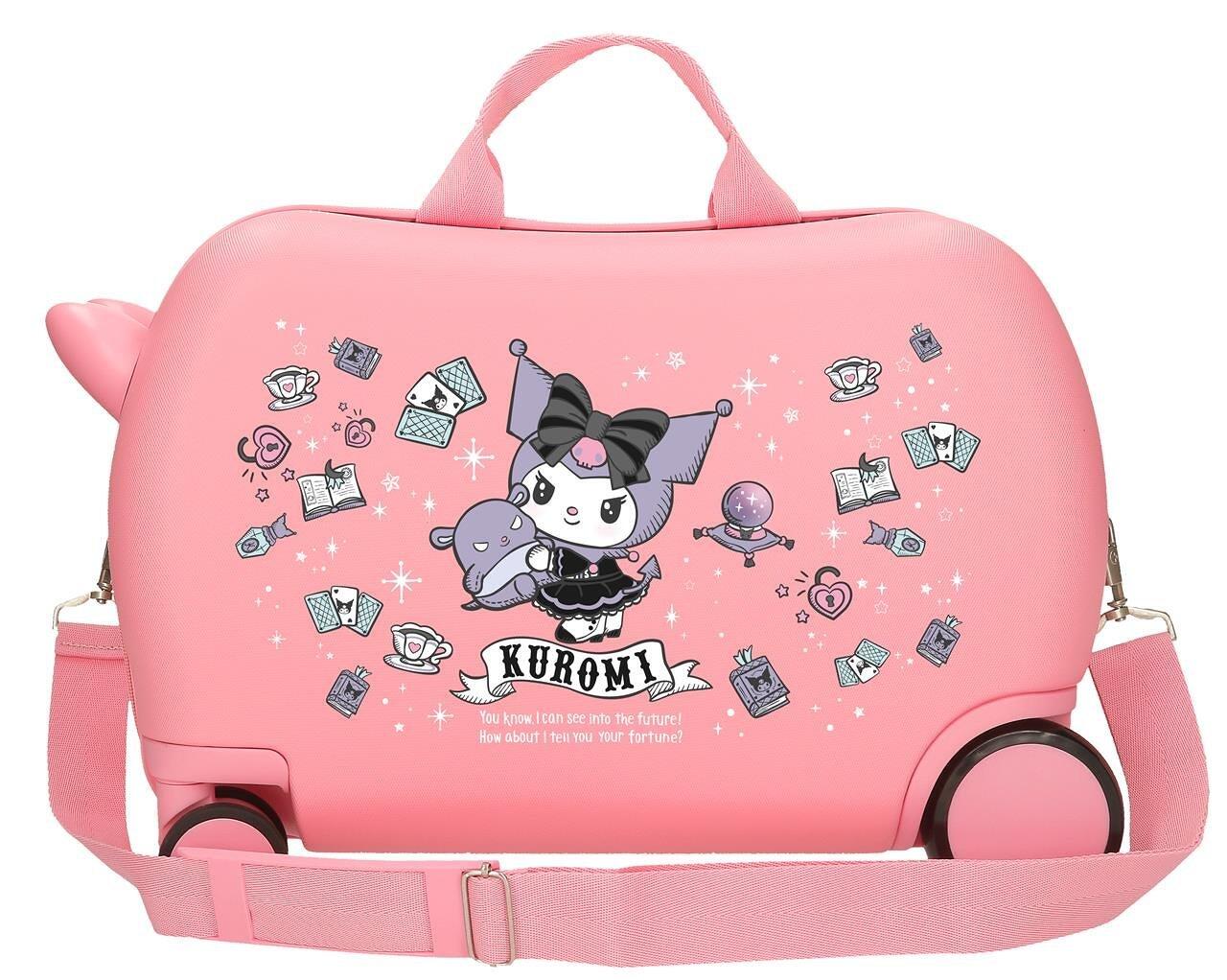 Maleta infantil Sanrio Kuromi fortune telling ABS con capacidad de 24L rosa 2/5
