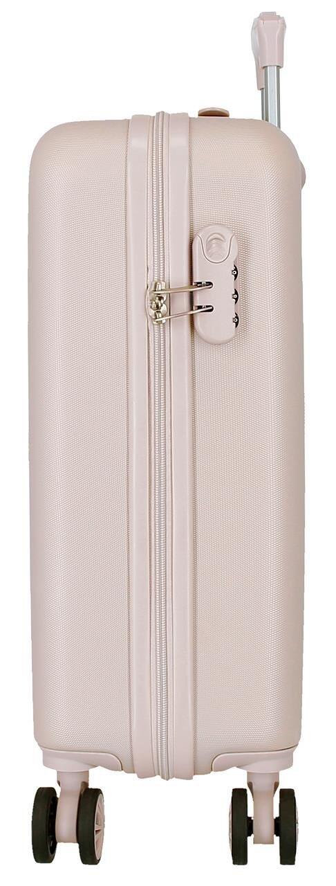 Maleta de cabina Disney Stitch from hawaii ABS con capacidad de 35L beige 5/5