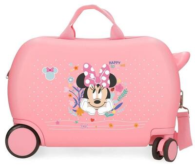 Valigia bambini Disney Minnie Happy to be Me ABS con capacità di 24L rosa