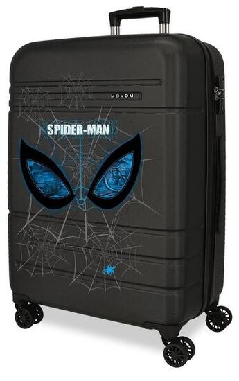 Valigia media Marvel Spiderman is watching us ABS con capacità di 74L nero
