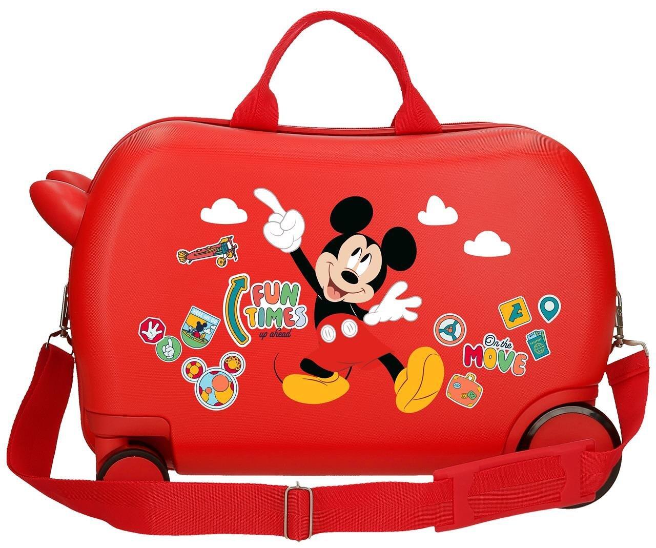 Valigia bambini Disney Mickey Fun Times ABS con capacità di 34L rosso 2/5