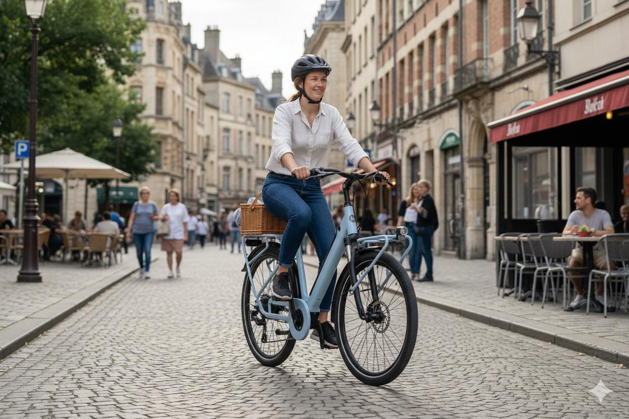 Vélo électrique ALPINA Q2 AURORA LADY 26 pouces 4/5