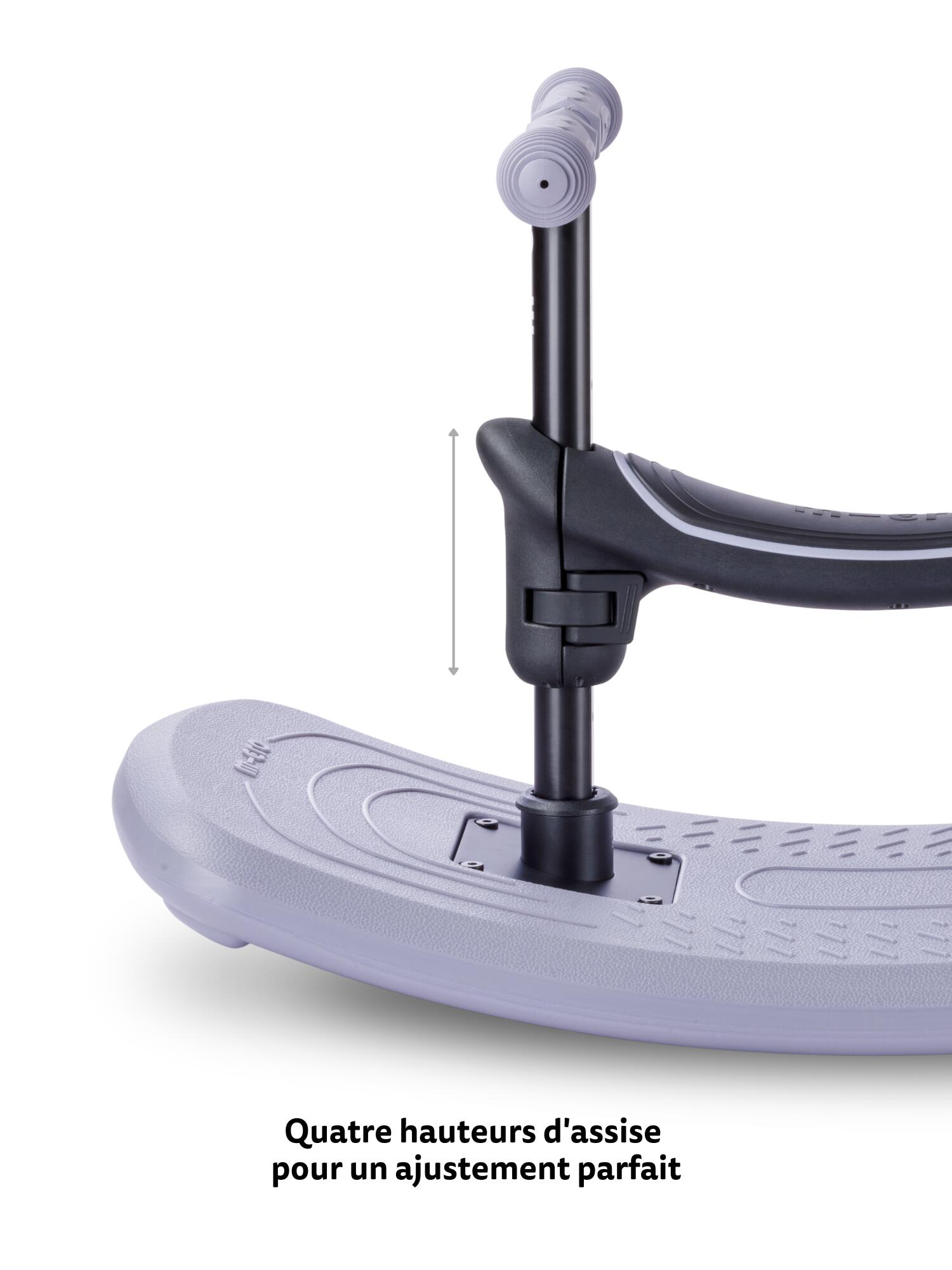 Trottinette évolutive Mini  Rock  Go Lavande LED 3/7