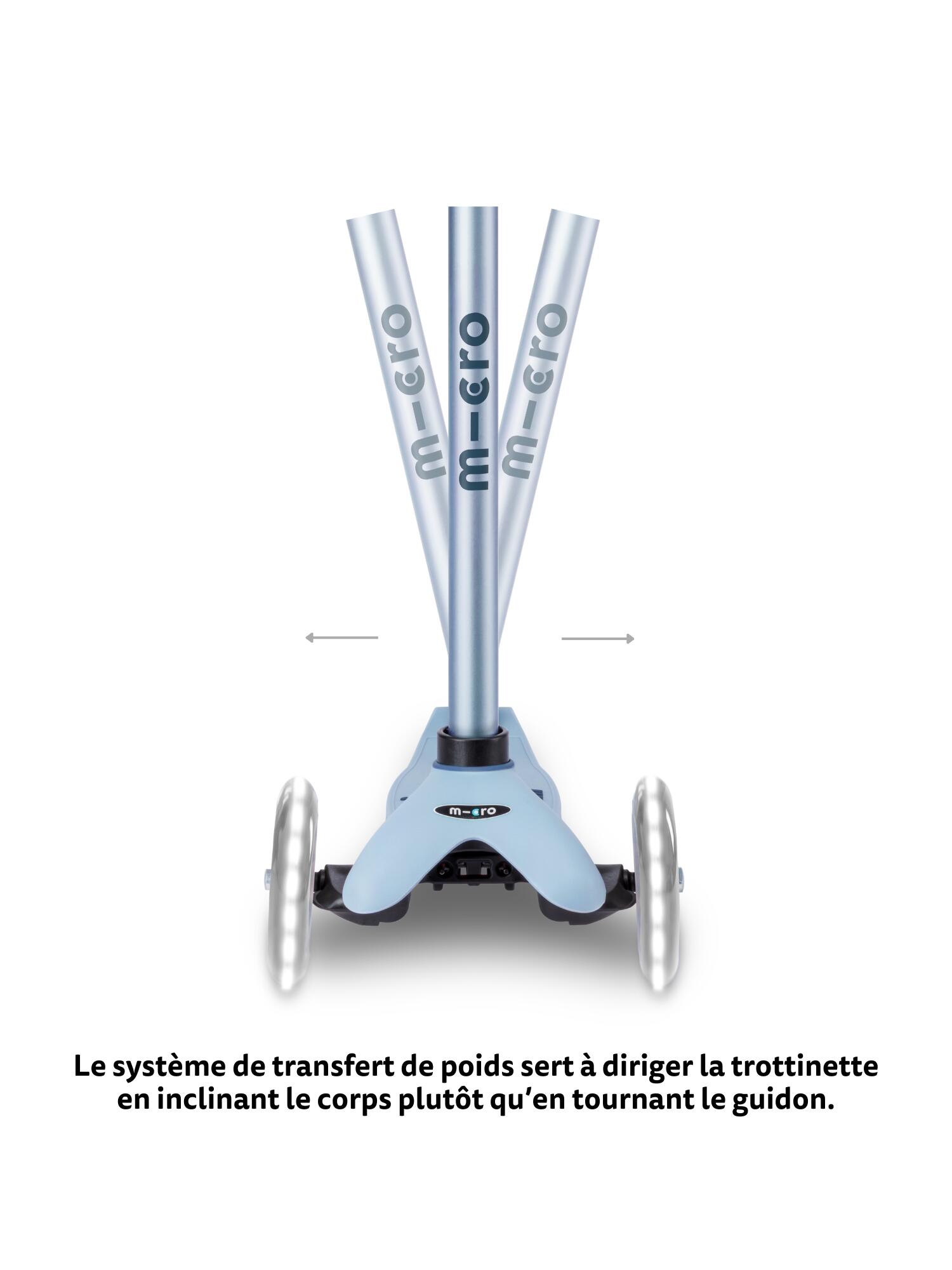 Trottinette évolutive Mini  Rock  Go  Ardoise LED 5/7