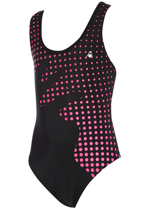 Aqua Sphere Gisele meisjesbadpak - zwart/roze, 4 jaar 2/5