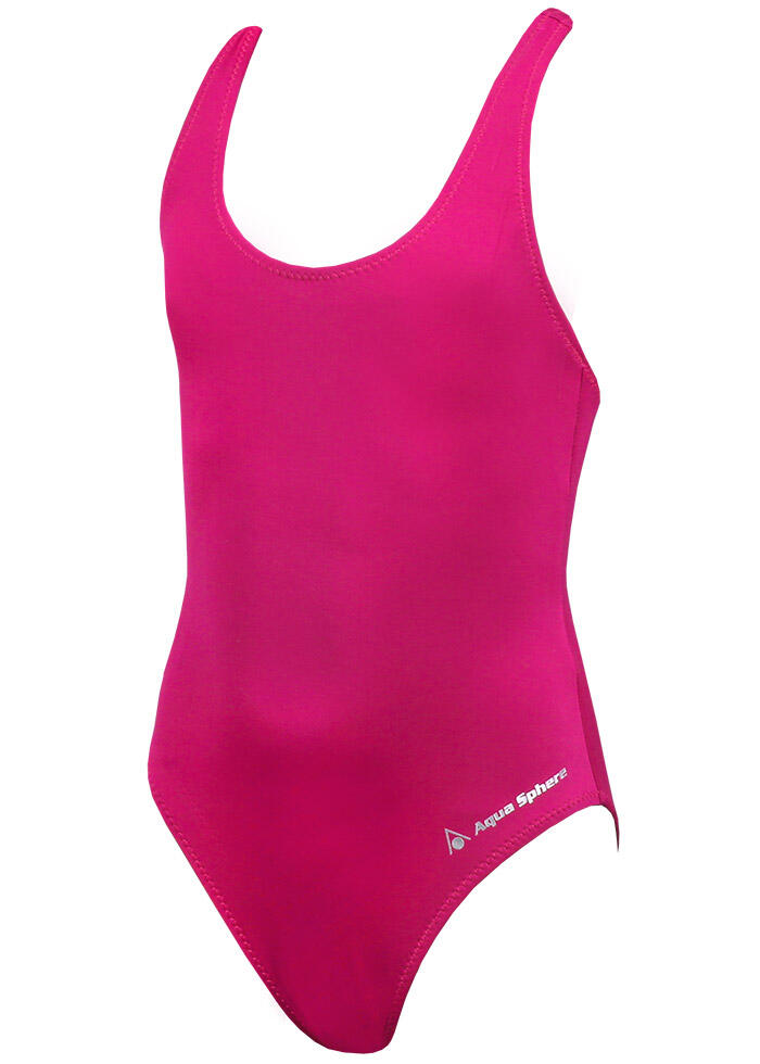 Bañador infantil Aqua Sphere Eva niña Rosa oscuro 4 años 3/5